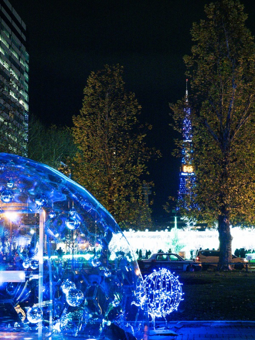 夜景　札幌ホワイトイルミネーション